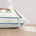 Tea Time Saint Bernard Throw Pillow - Hillcroft Home