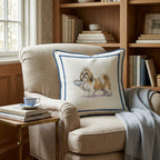 Tea Time Shih Tzu Throw Pillow - Hillcroft Home