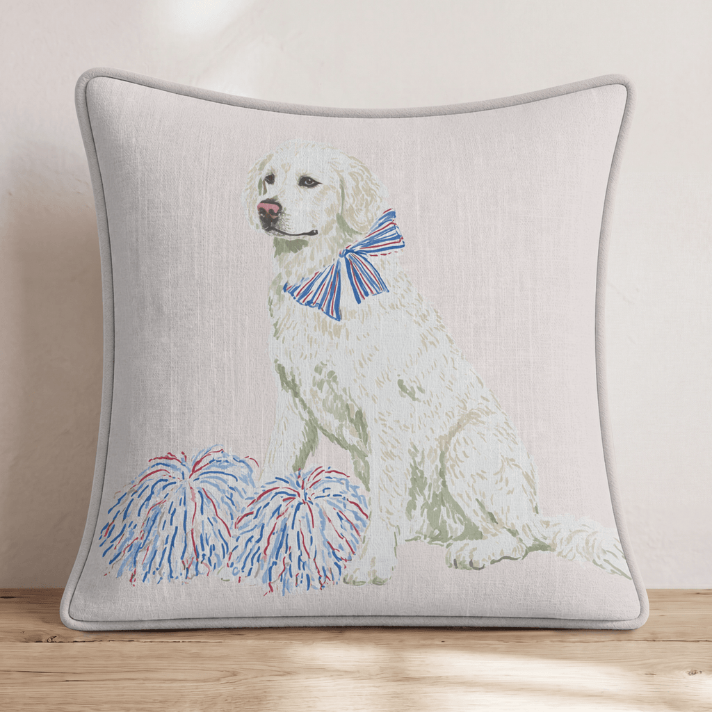 Team Spirit Labrador Throw Pillow - Hillcroft Home