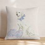 Team Spirit Labrador Throw Pillow - Hillcroft Home