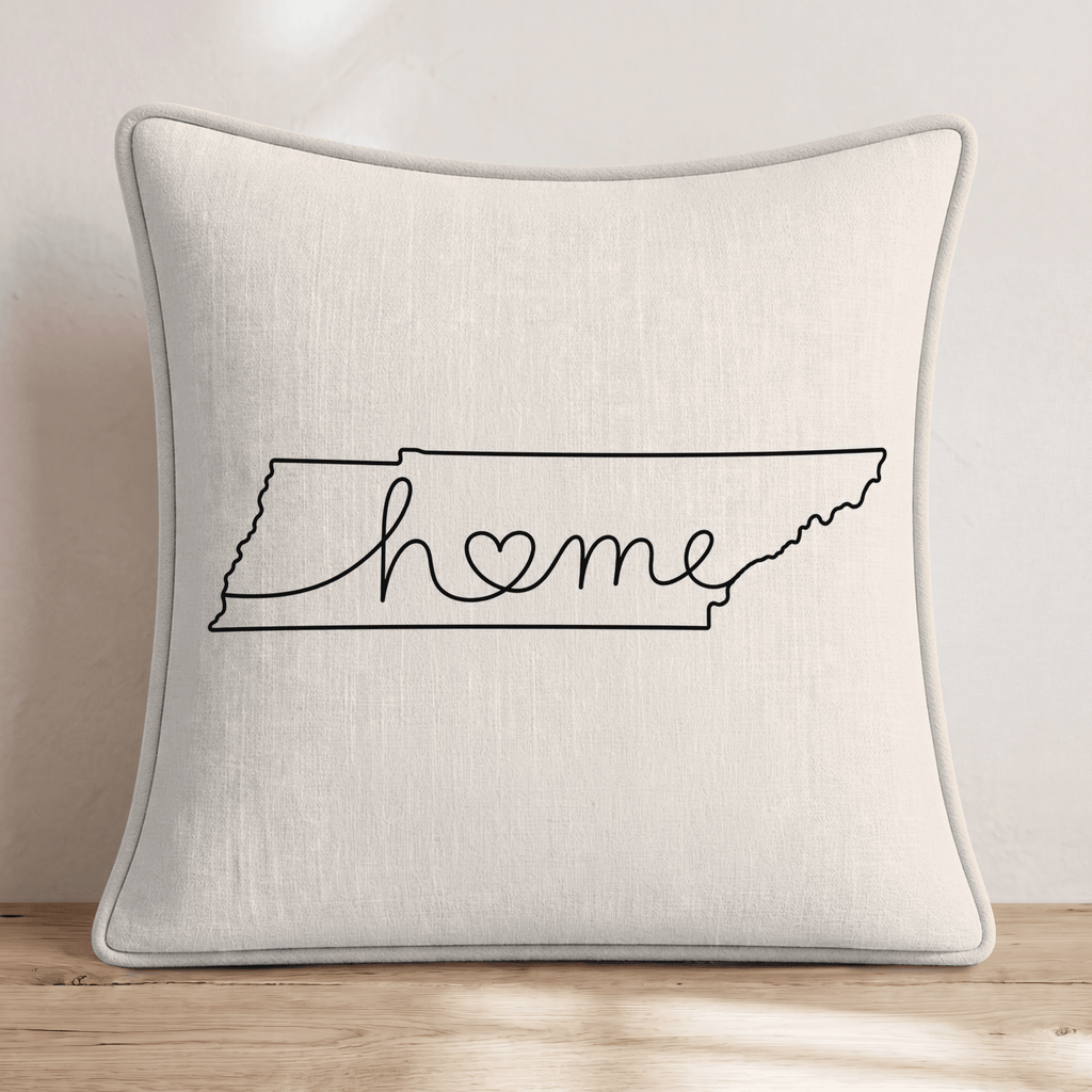 Tennessee Home Throw Pillow - Hillcroft Home