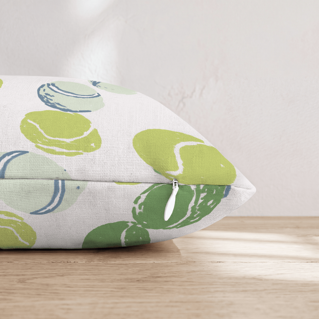 Tennis Balls Throw Pillow - Hillcroft Home