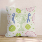 Tennis Champion Throw Pillow - Hillcroft Home
