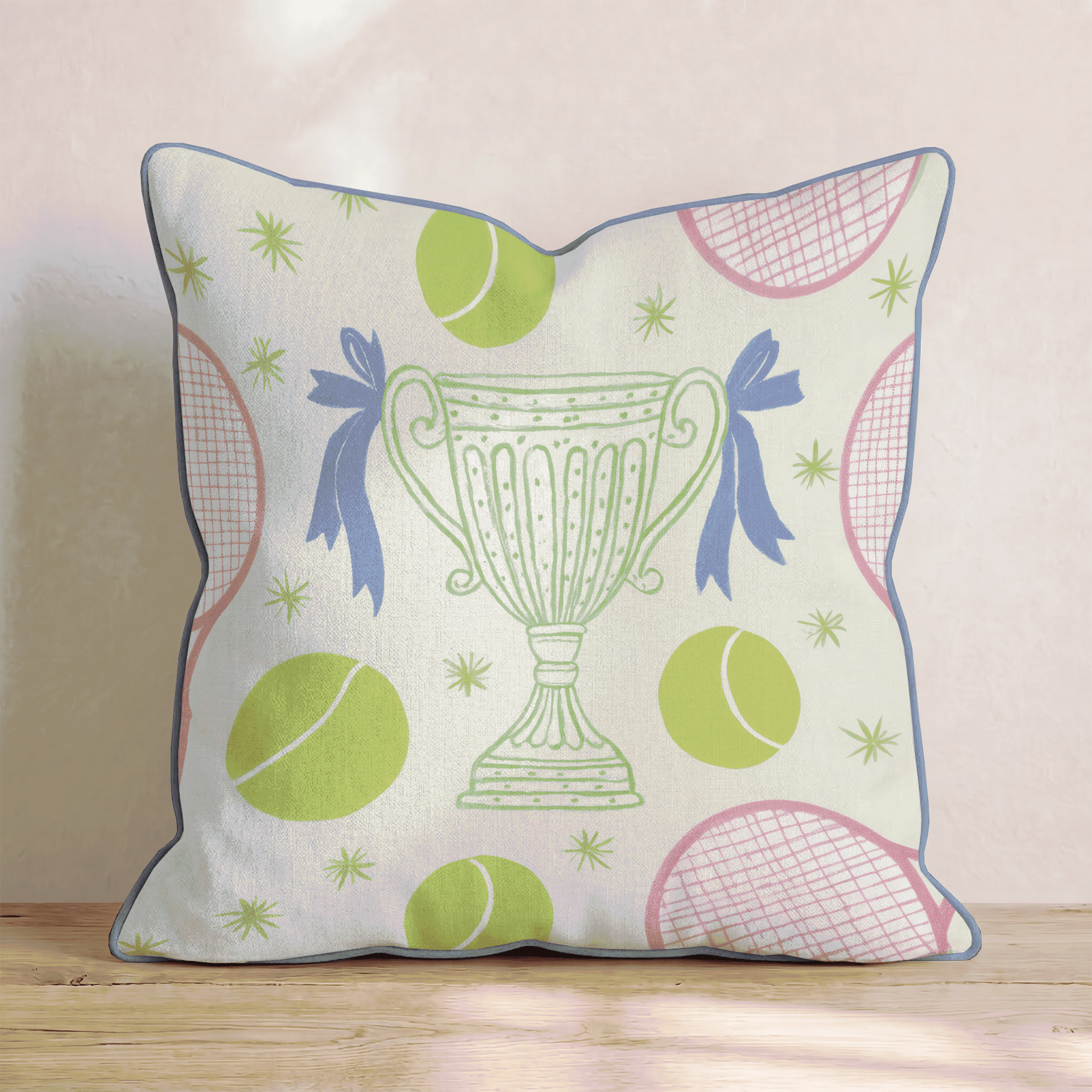 Tennis Champion Throw Pillow - Hillcroft Home