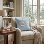 Tennis Claus Throw Pillow - Hillcroft Home
