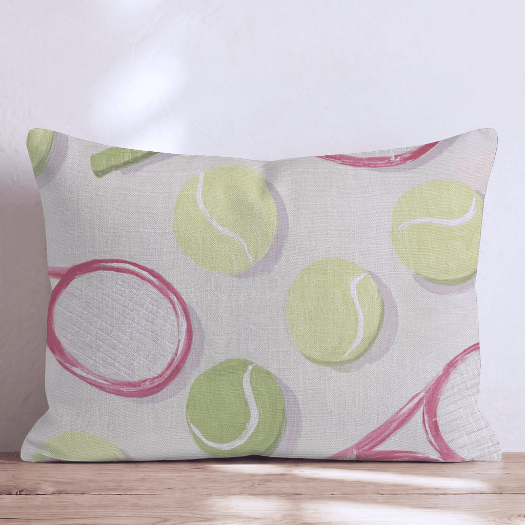 Tennis Game Throw Pillow - Hillcroft Home