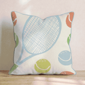 Tennis Racket Throw Pillow - Hillcroft Home