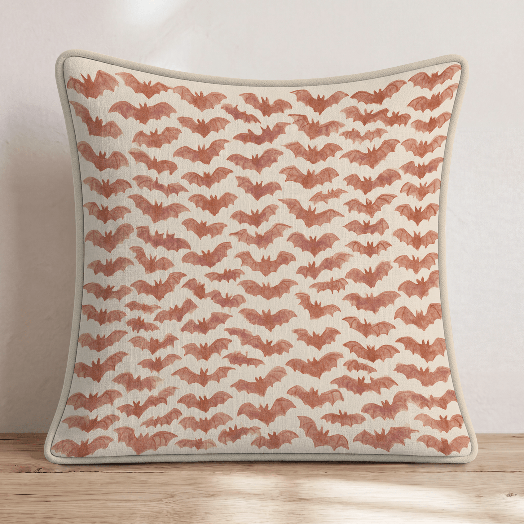Terra Cotta Swarm Throw Pillow - Hillcroft Home