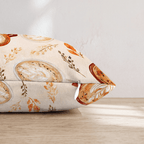 Terracotta Latte Art Throw Pillow - Hillcroft Home