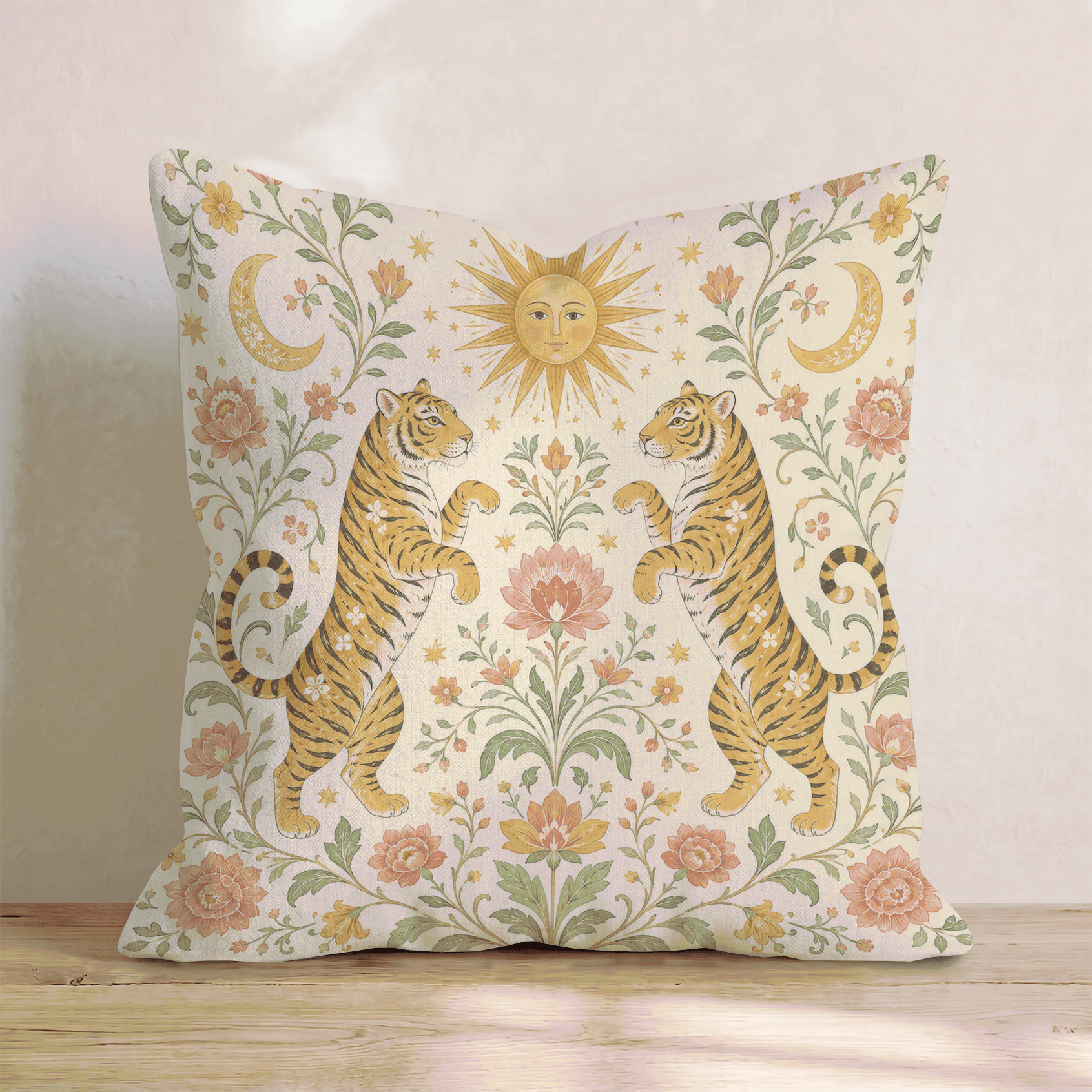 Terran Tiger Throw Pillow - Hillcroft Home