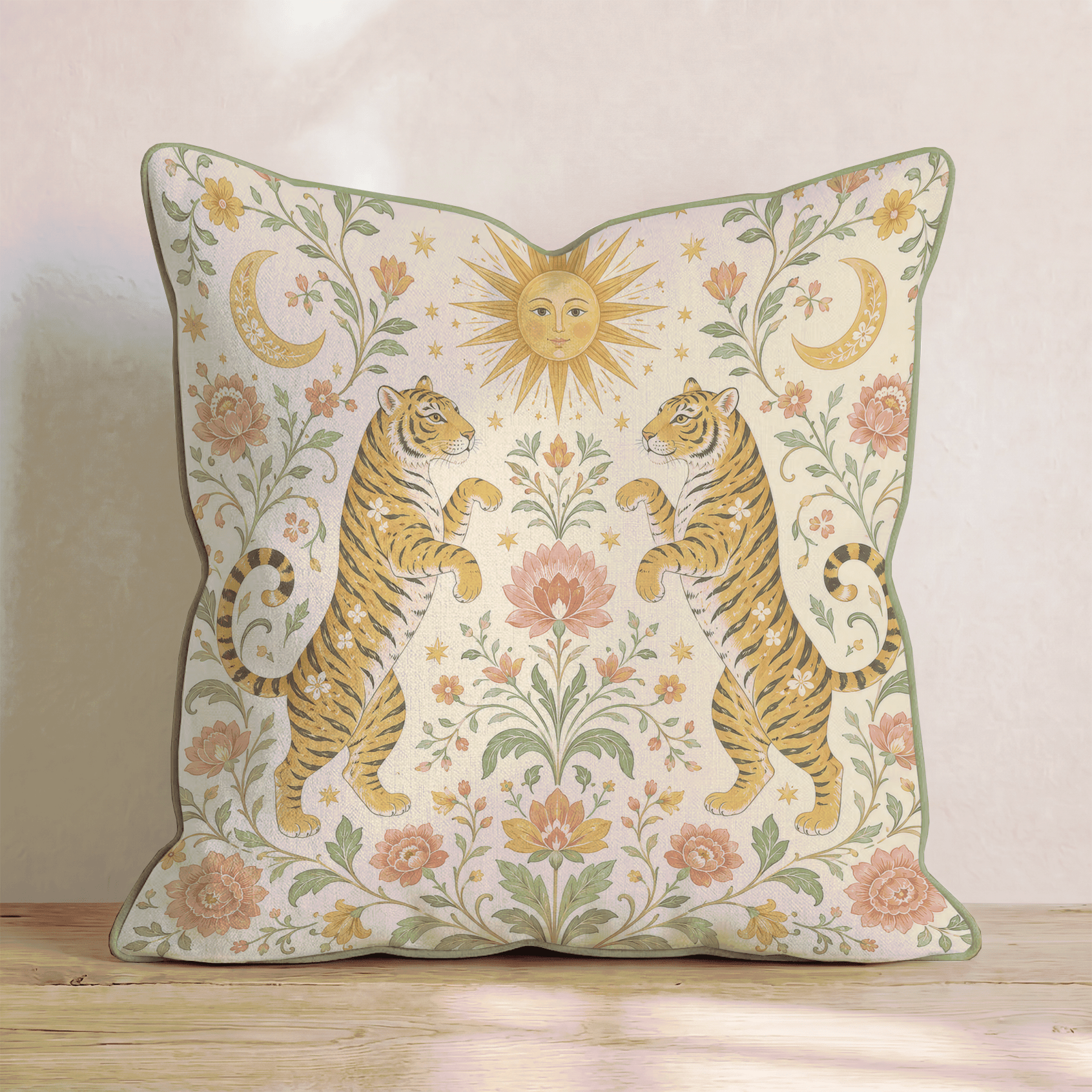 Terran Tiger Throw Pillow - Hillcroft Home