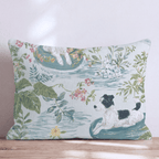 Terrier Float Throw Pillow - Hillcroft Home