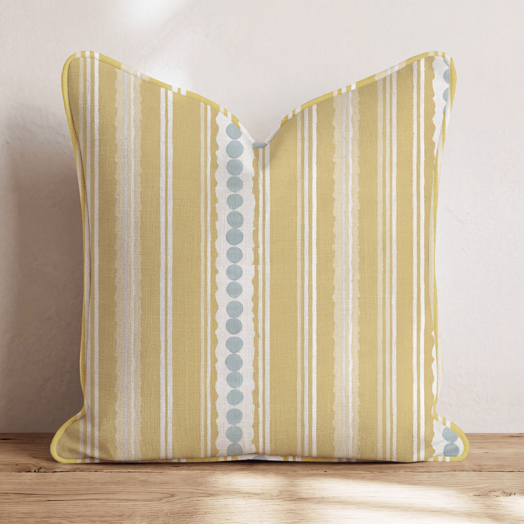 Tessellating Vertical Sage Throw Pillow - Hillcroft Home
