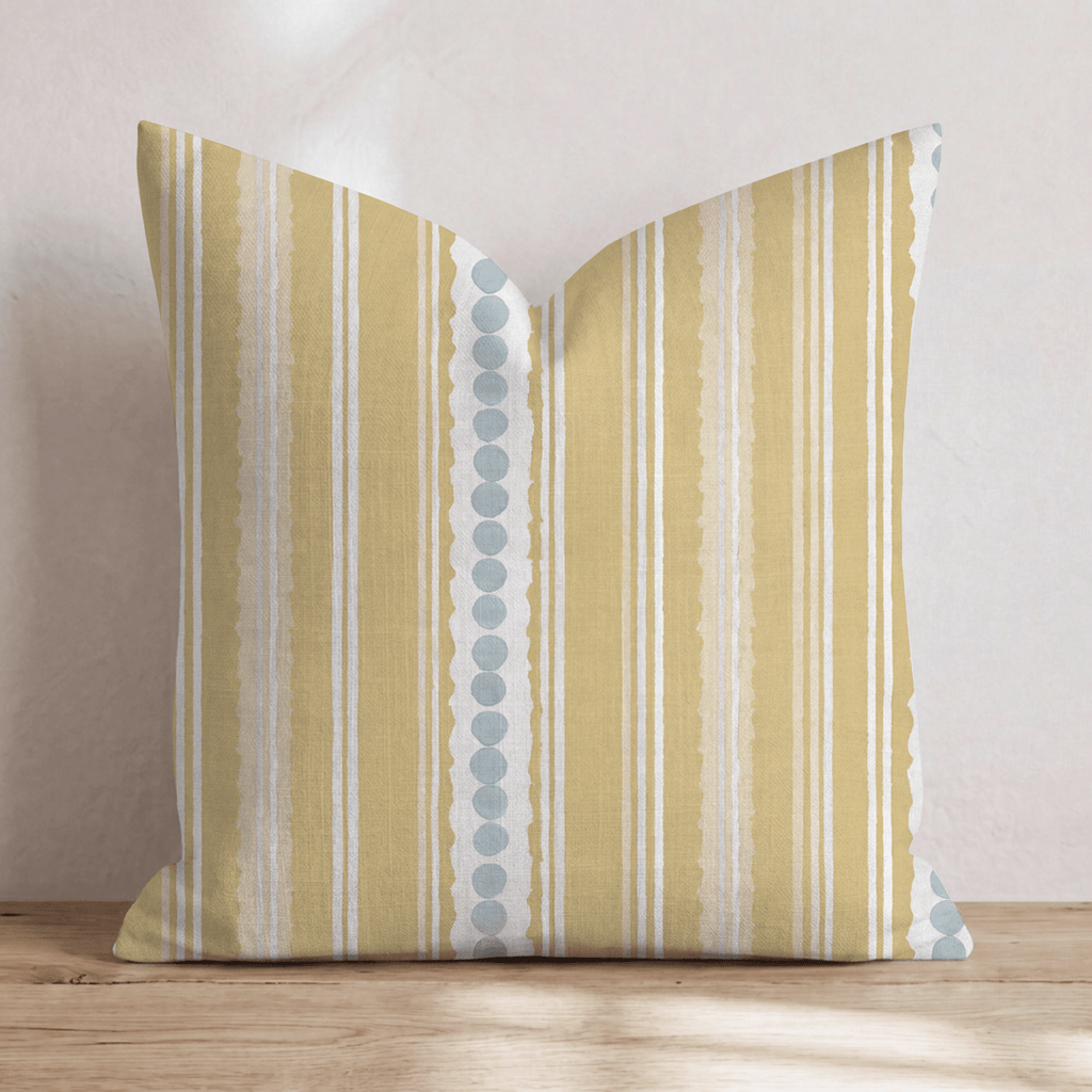 Tessellating Vertical Sage Throw Pillow - Hillcroft Home
