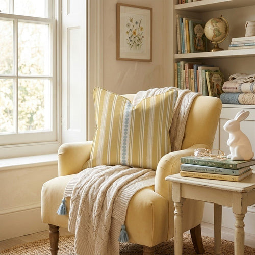 Tessellating Vertical Sage Throw Pillow - Hillcroft Home