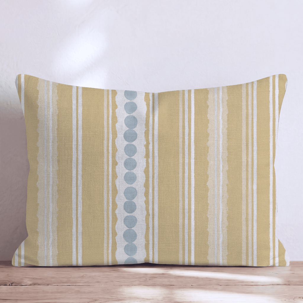 Tessellating Vertical Sage Throw Pillow - Hillcroft Home