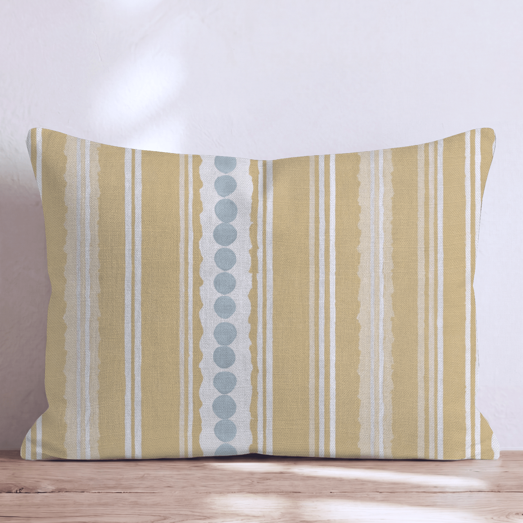 Tessellating Vertical Sage Throw Pillow - Hillcroft Home