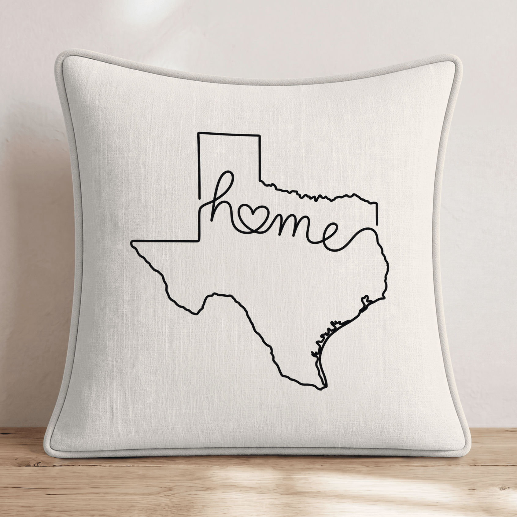 Texas Home Throw Pillow - Hillcroft Home
