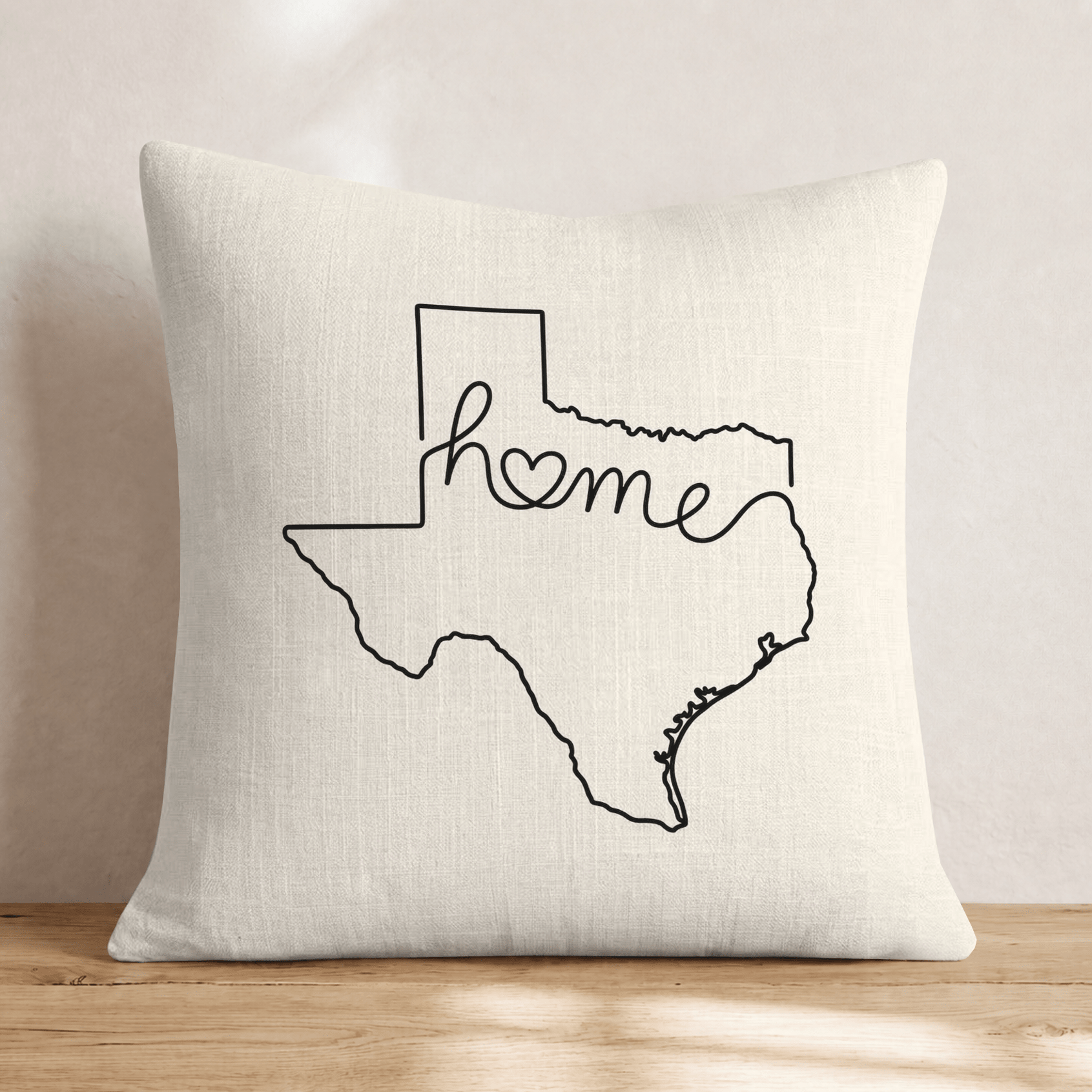 Texas Home Throw Pillow - Hillcroft Home