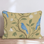 Textured Muted Stripe Throw Pillow - Hillcroft Home