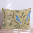 Textured Muted Stripe Throw Pillow - Hillcroft Home