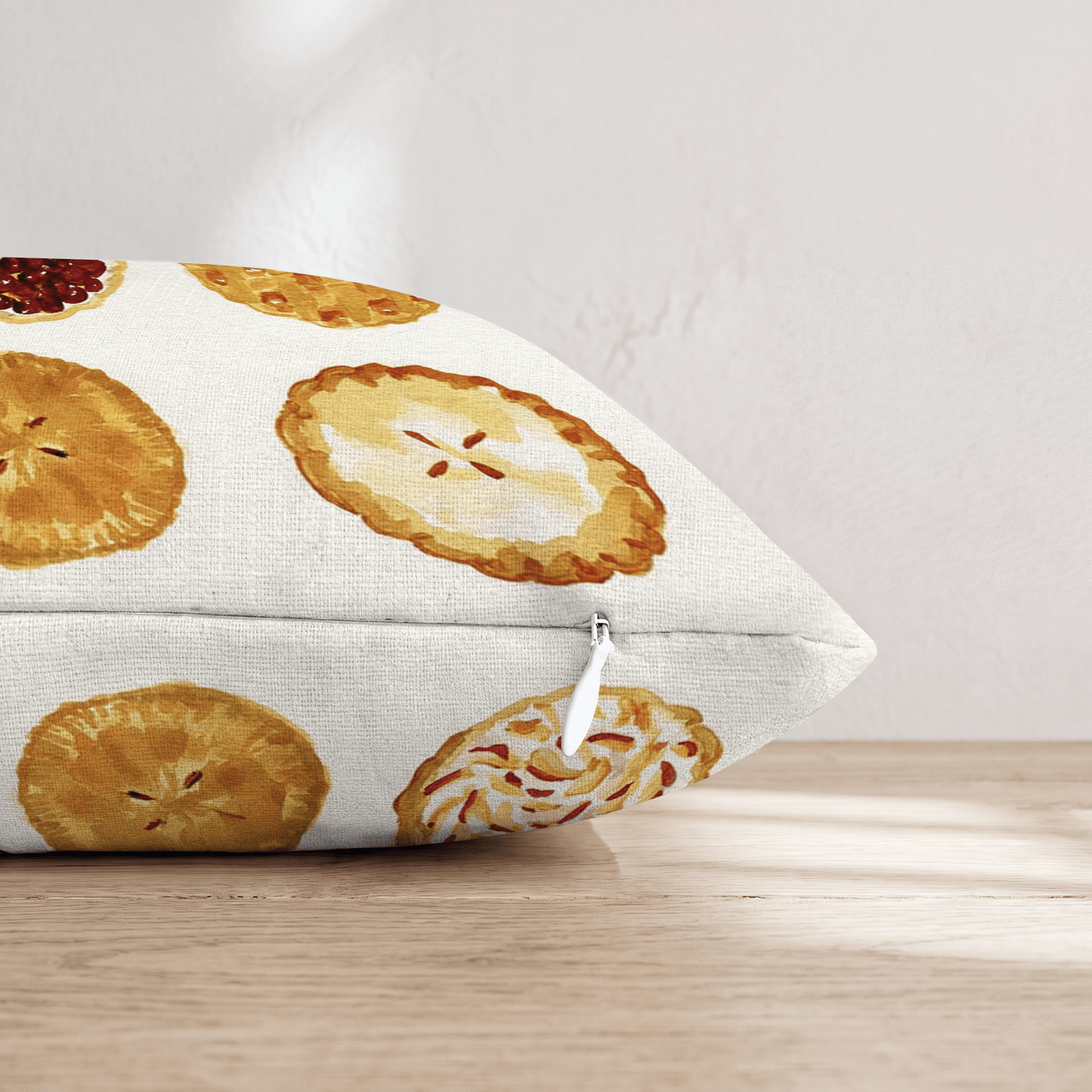 Thanksgiving Deserts Throw Pillow - Hillcroft Home