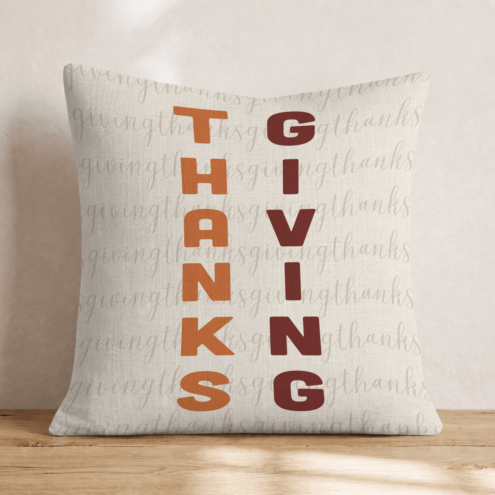 Thanksgiving Throw Pillow - Hillcroft Home
