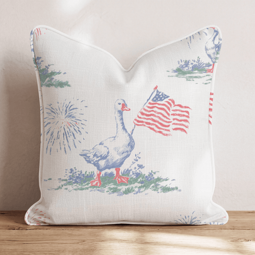 The American Goose Throw Pillow - Hillcroft Home