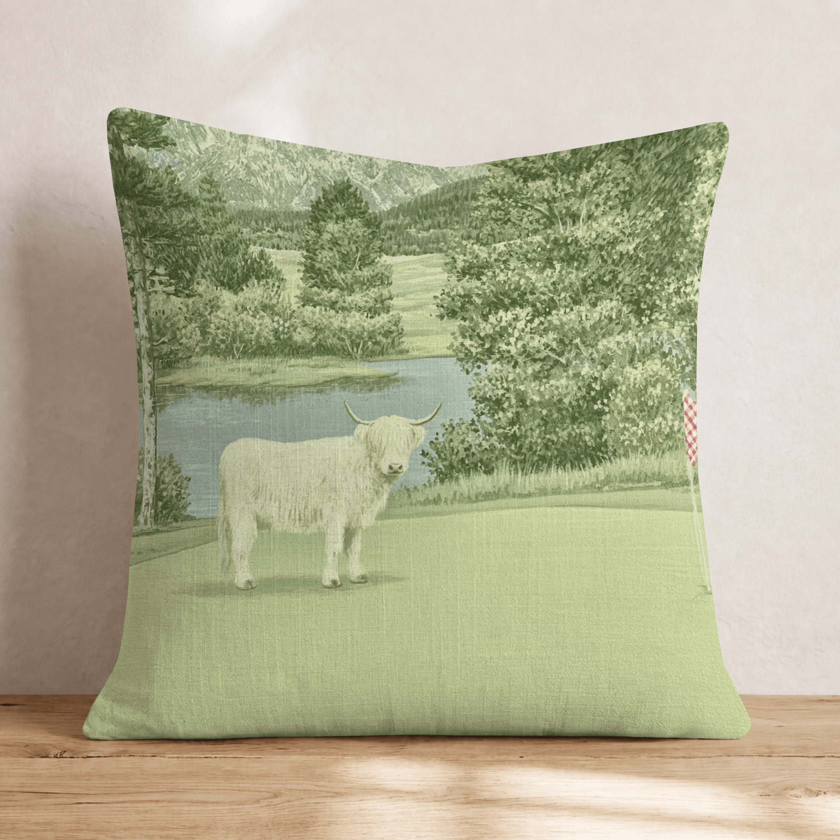 The Back Nine Never Looked Better Throw Pillow - Hillcroft Home