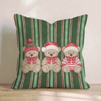 The Beary Bunch Throw Pillow throw pillow - Hillcroft Home