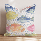 The Catch of the Day Throw Pillow - Hillcroft Home