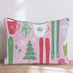 The Christmas Slopes Throw Pillow - Hillcroft Home