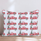 The Classic Red Truck Throw Pillow throw pillow - Hillcroft Home