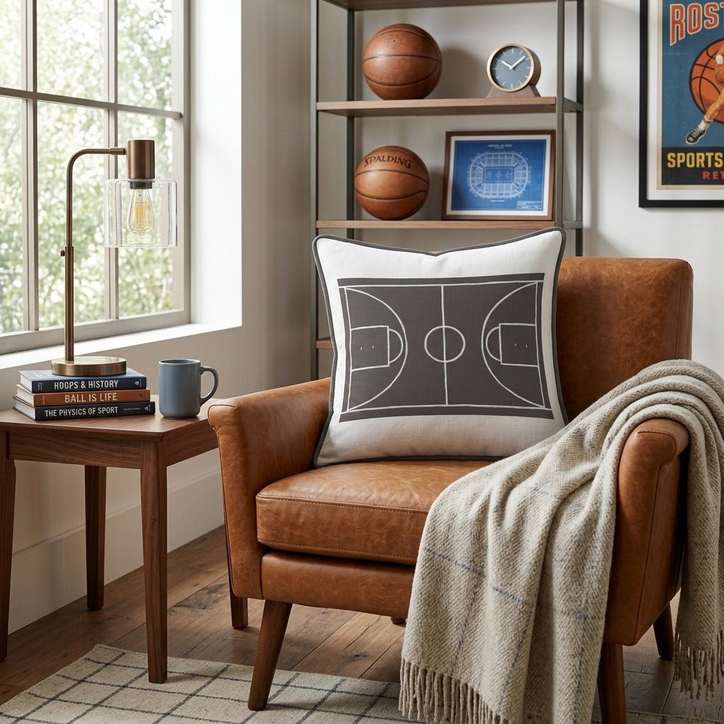 The Court Throw Pillow - Hillcroft Home