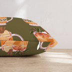 The Drink Of Fall Throw Pillow - Hillcroft Home
