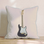 The Electric Guitar Throw Pillow - Hillcroft Home
