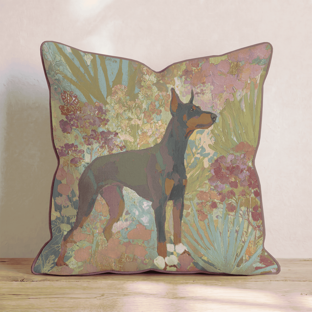 The Floral Dobie Throw Pillow - Hillcroft Home