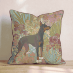 The Floral Dobie Throw Pillow - Hillcroft Home