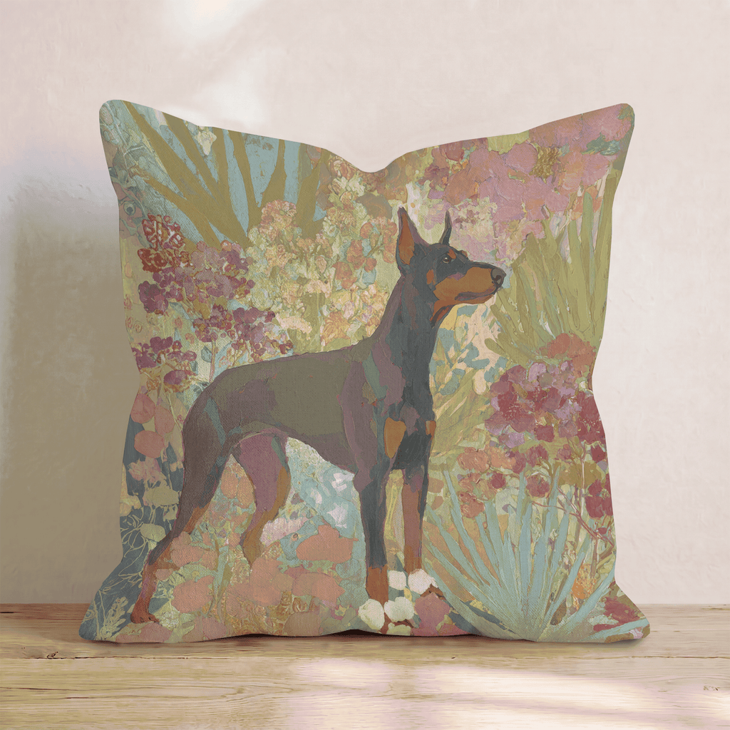 The Floral Dobie Throw Pillow - Hillcroft Home