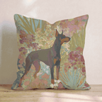 The Floral Dobie Throw Pillow - Hillcroft Home