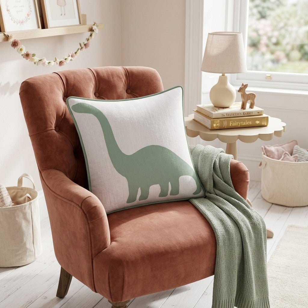The Herbivore Throw Pillow - Hillcroft Home