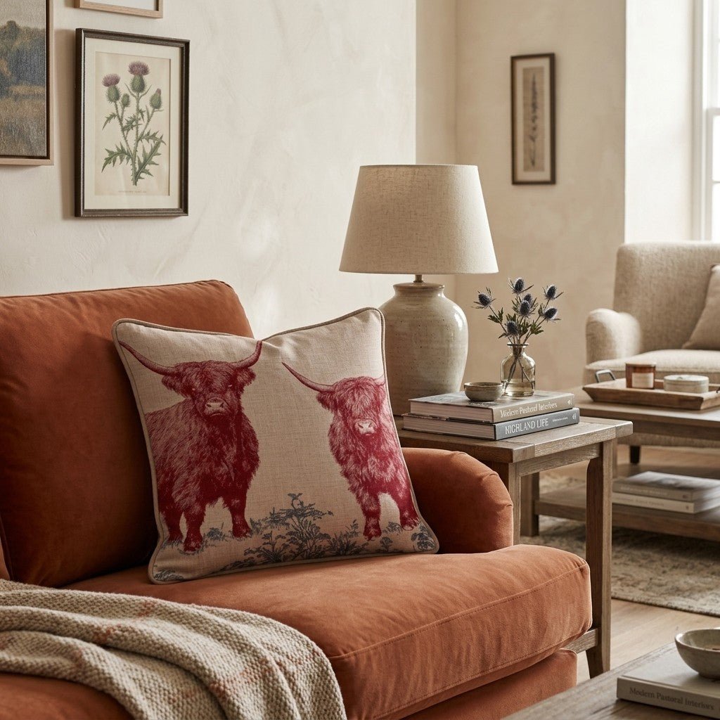 The Highland Duo Throw Pillow - Hillcroft Home