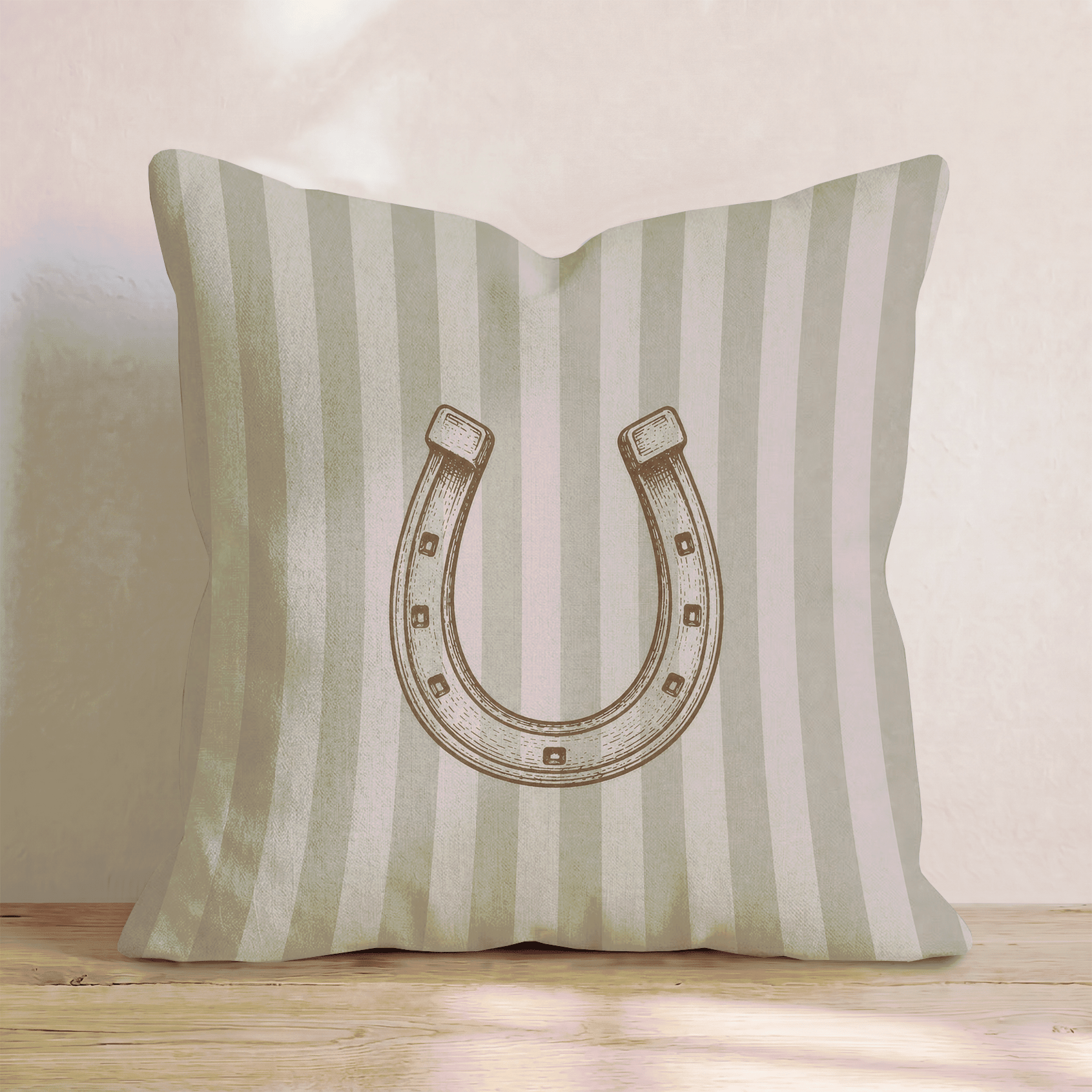 The Horseshoe Throw Pillow - Hillcroft Home