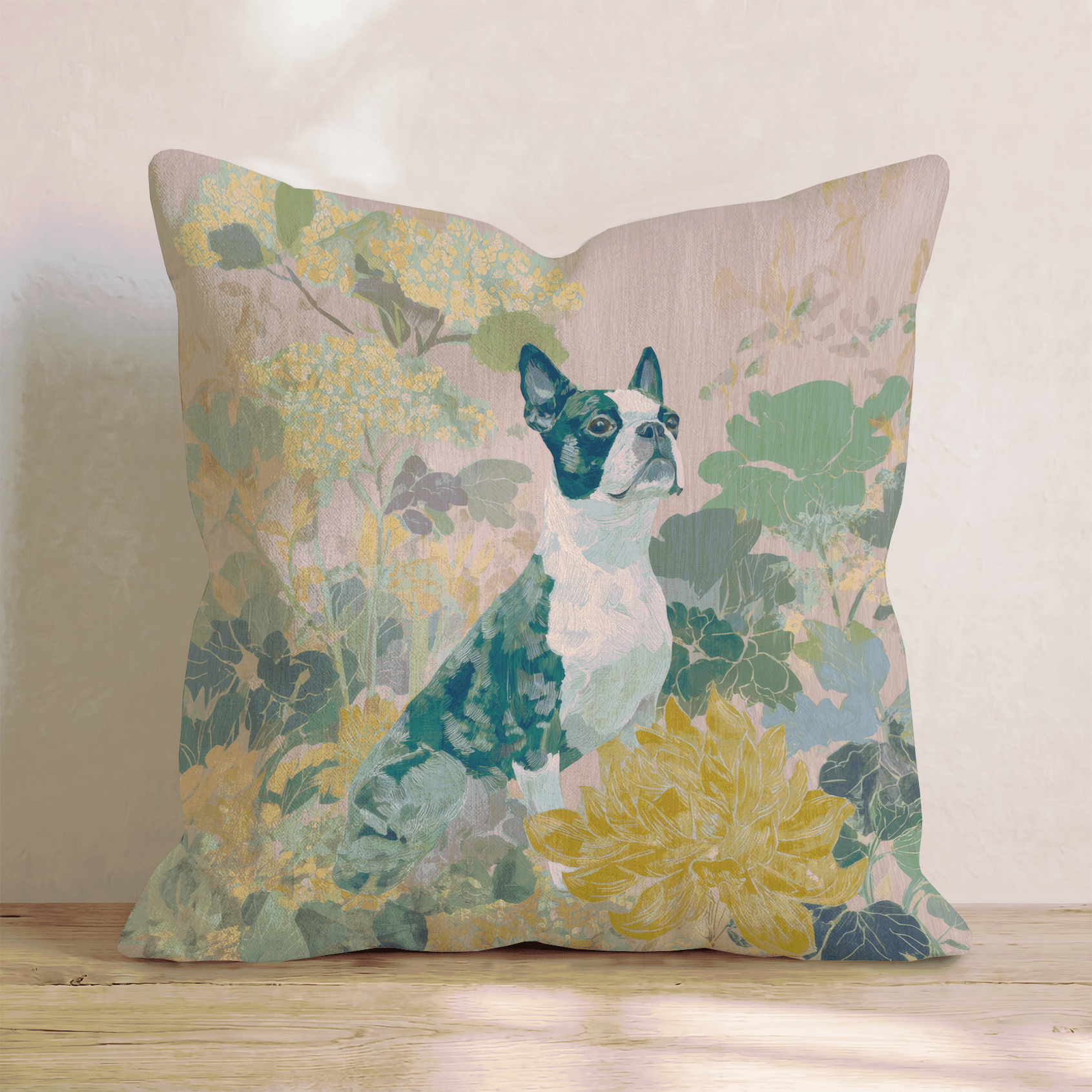 The Little Gentleman Throw Pillow - Hillcroft Home