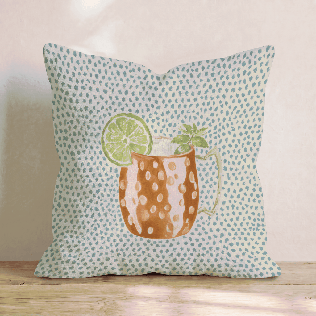 The Moscow Mule Throw Pillow - Hillcroft Home