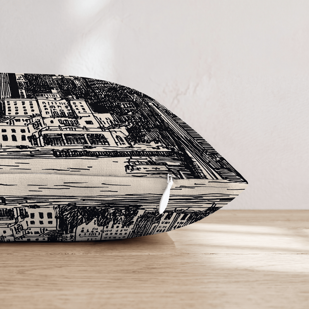 The New Yorker Throw Pillow - Hillcroft Home