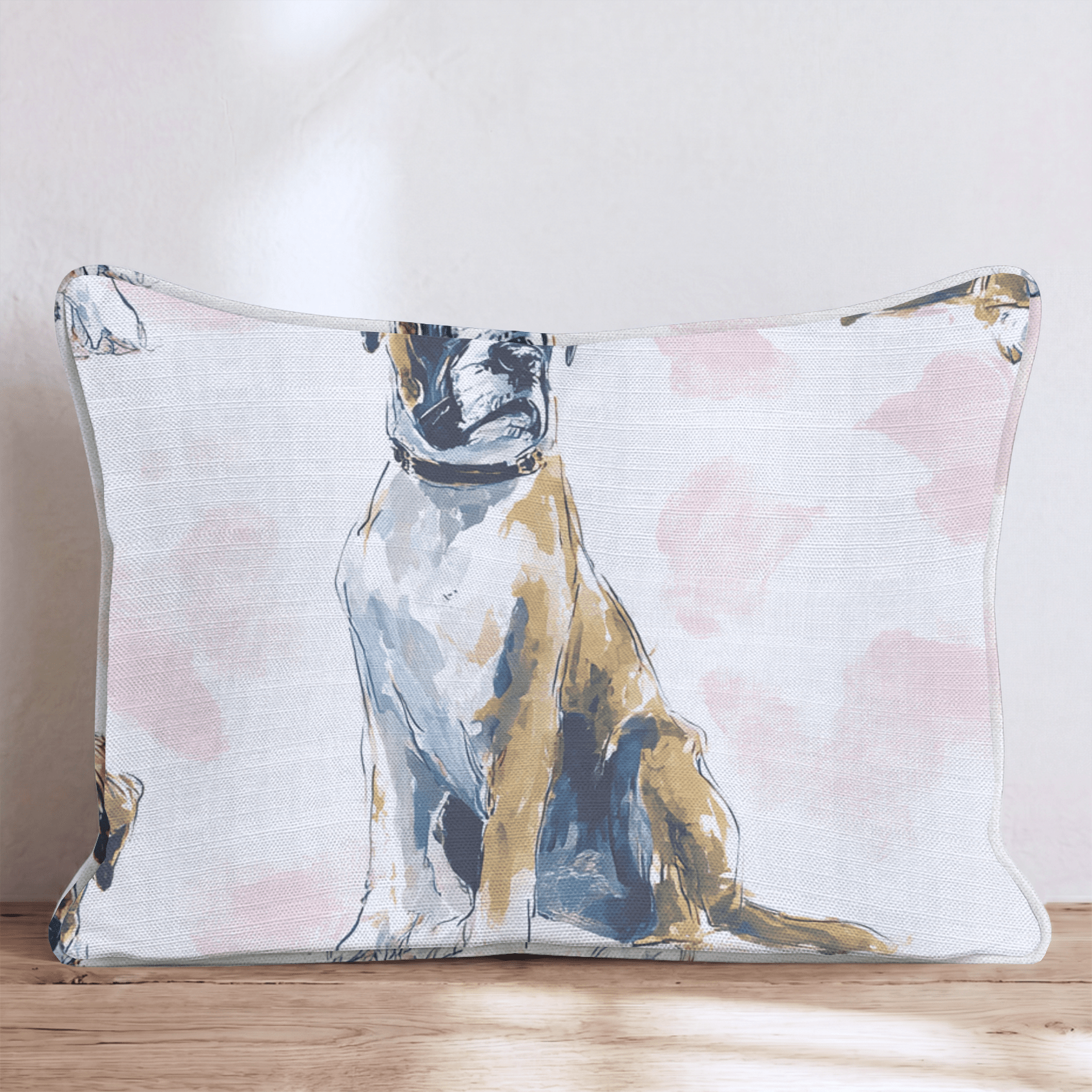 The Noble Boxer Throw Pillow - Hillcroft Home