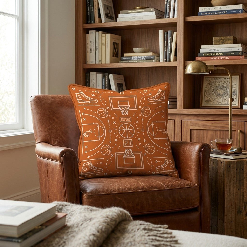 The Playbook Throw Pillow - Hillcroft Home
