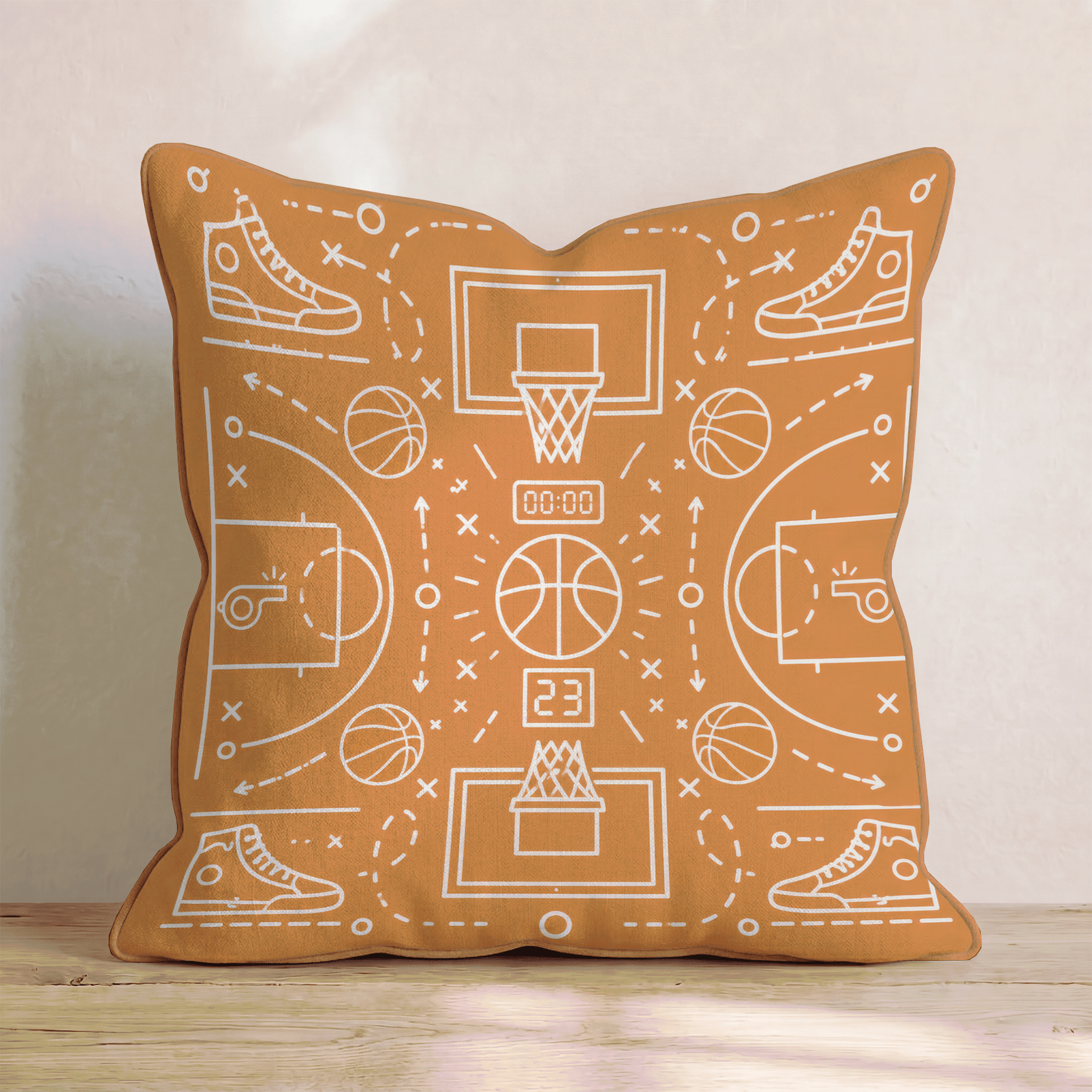 The Playbook Throw Pillow - Hillcroft Home