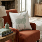 The Quiet Deer Throw Pillow - Hillcroft Home
